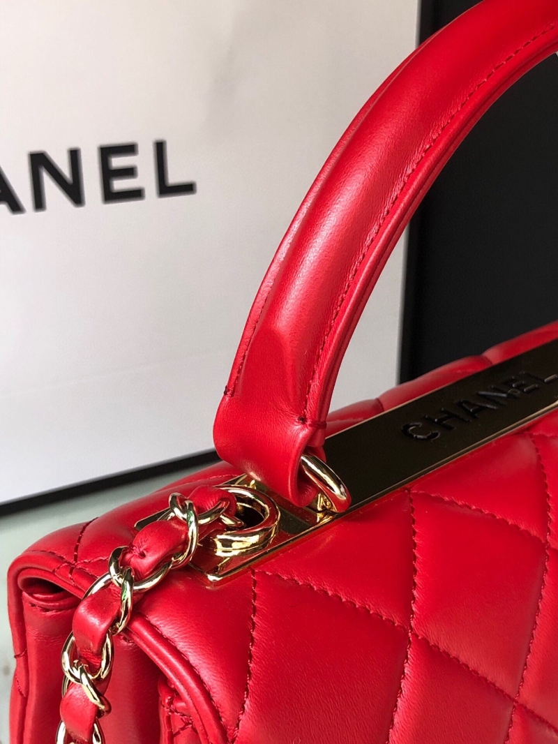 Ch**el top handle bags